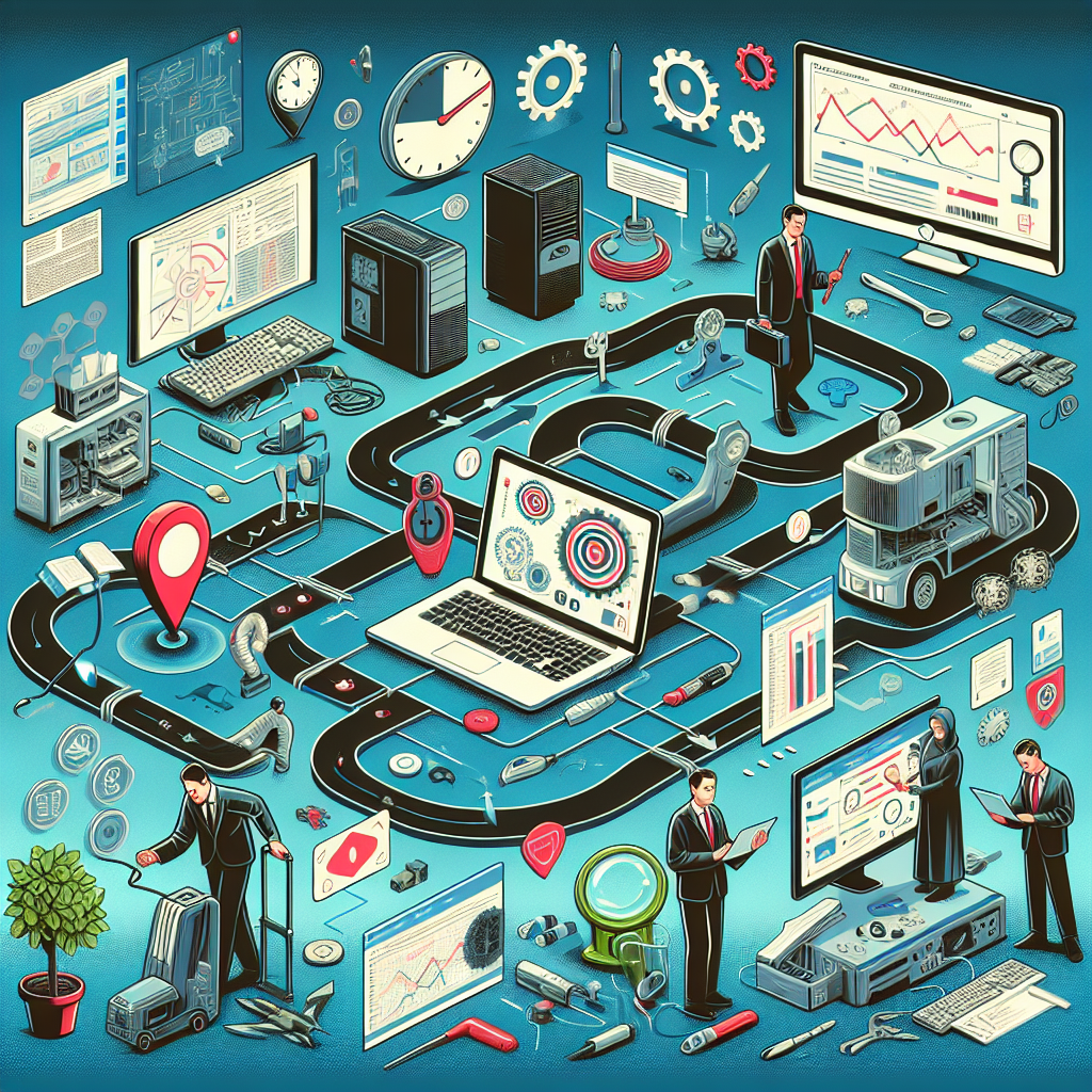 Een gedetailleerde infographic die effectieve methoden illustreert voor het identificeren van computerproblemen, met stapsgewijze diagnostische paden en belangrijke technieken om verschillende problemen op te lossen.
